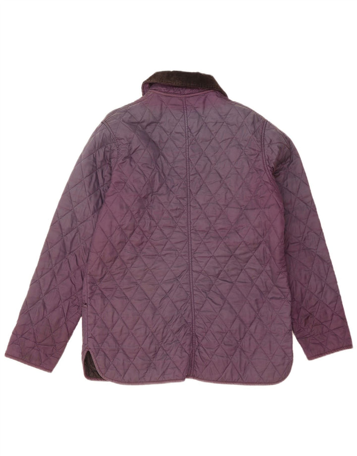 Γυναικείο καπιτονέ μπουφάν Barbour UK 12 Medium Purple Polyester