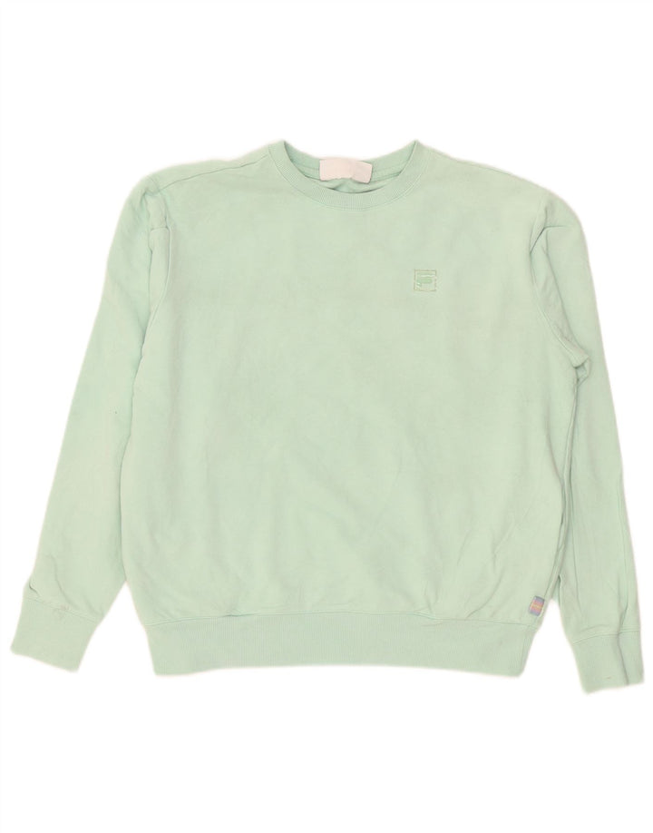 Fila Γυναικείο Φούτερ Jumper UK 14 Μεσαίο Τυρκουάζ Βαμβάκι