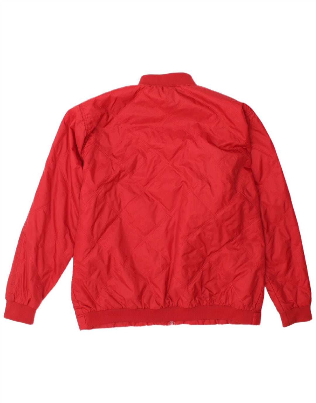 Vintage Ανδρικό Bomber Jacket UK 40 Large Red Nylon
