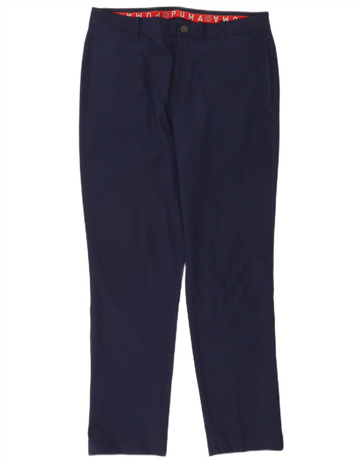 Puma Ανδρικό παντελόνι Chino Slim W34 L32 Navy Blue Polyester