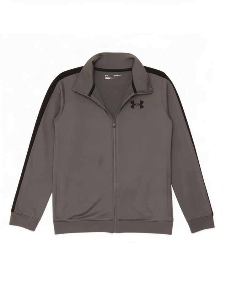 Under Armour Boys αθλητική φόρμα Top Jacket 11-12 Years Large Grey Polyester