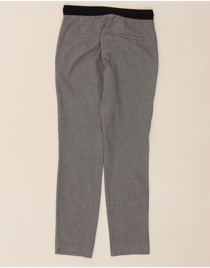 ZARA Womens Slim Chino Trousers XS W24 L27 Grey Polyester Vintage Zara and Second-Hand Zara from Messina Hembry 