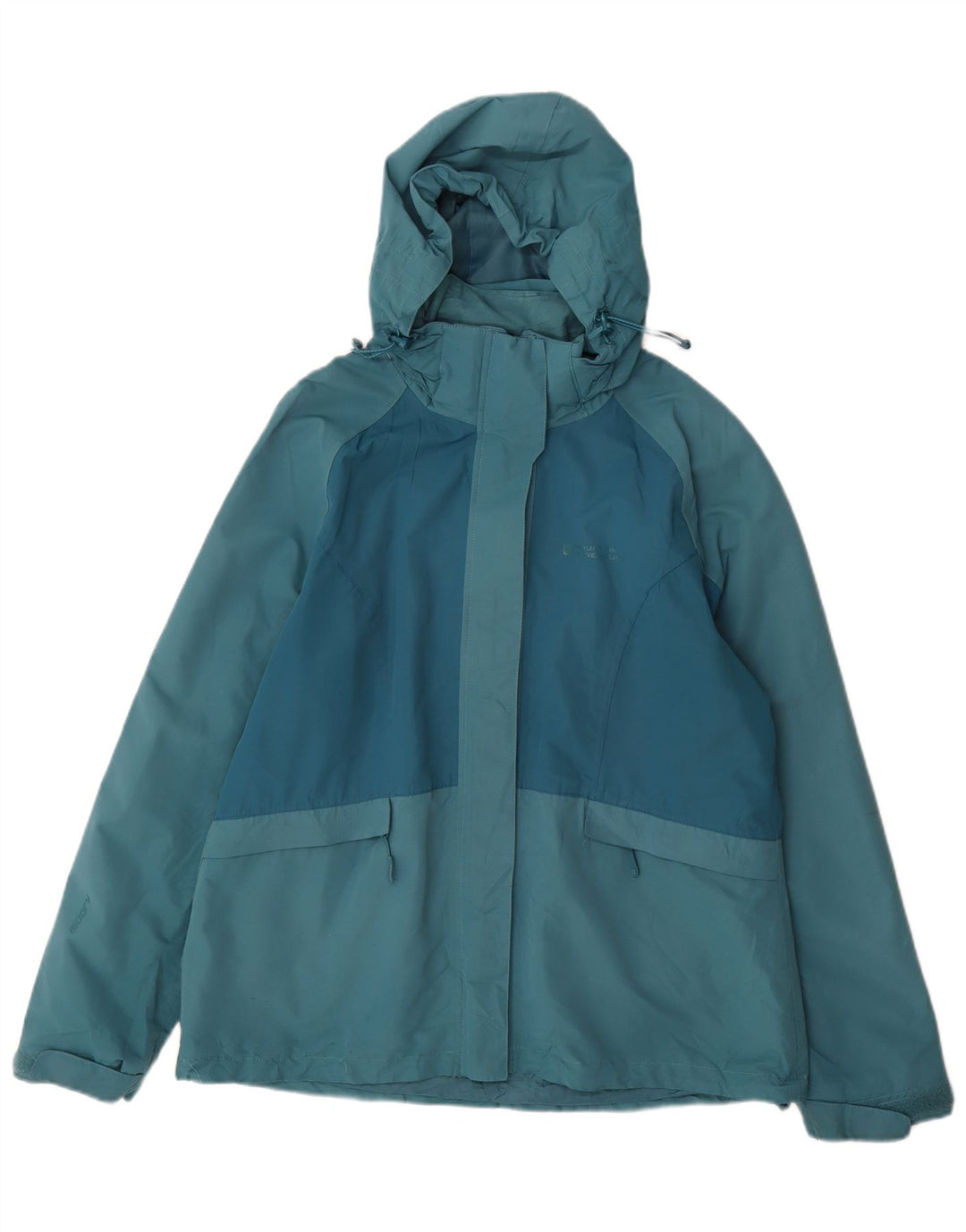 Mountain Warehouse Γυναικείο μπουφάν βροχής με κουκούλα UK 16 Large Blue Polyester