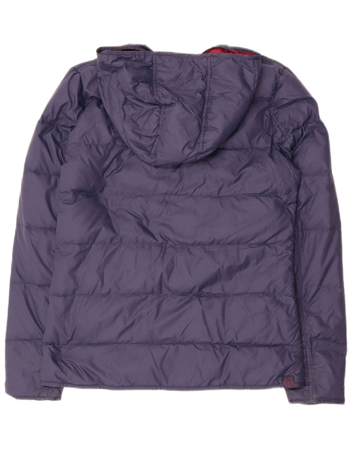 FAT FACE Γυναικείο μπουφάν με κουκούλα UK 10 Small Navy Blue Nylon