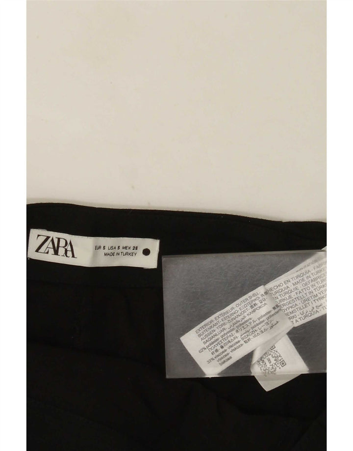 Zara Γυναικεία Μίνι Φούστα Μικρή W26 Μαύρη Πολυεστέρας