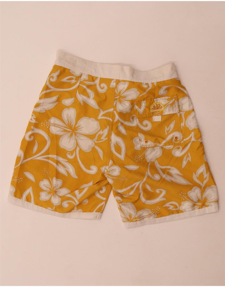 Ανδρικό σορτς κολύμβησης Sundek IT 48 Medium Yellow Floral Polyester