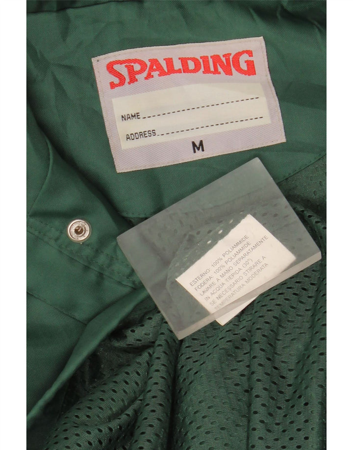 Spalding Ανδρικό μπουφάν βροχής με κουκούλα UK 38 Μεσαίο Πράσινο Πολυαμίδιο