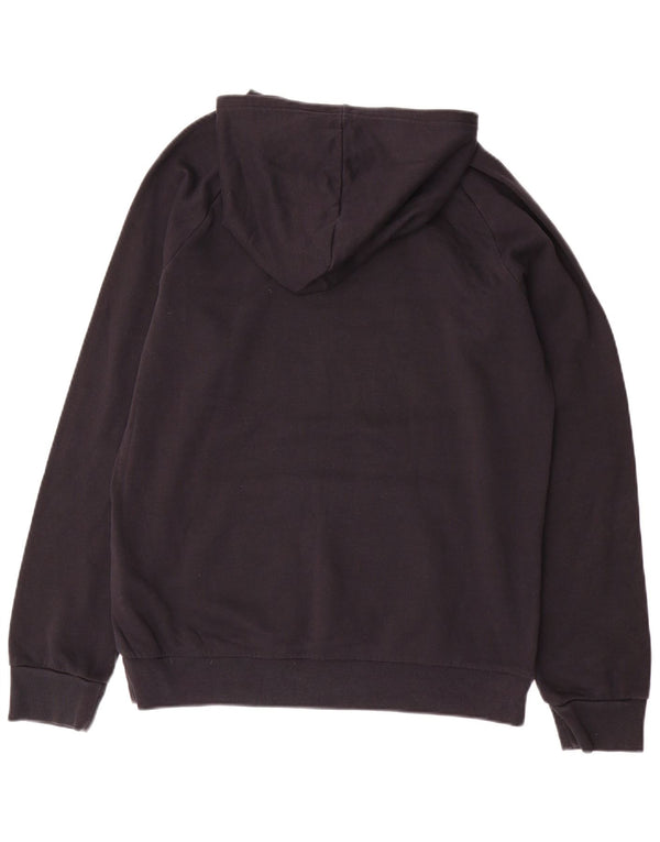 UNDER Armour Boys Hoodie Jumper 13-14 Years XL Μαύρο βαμβακερό