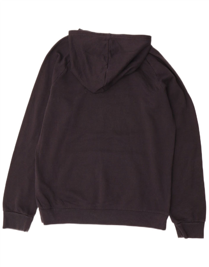 UNDER Armour Boys Hoodie Jumper 13-14 Years XL Μαύρο βαμβακερό