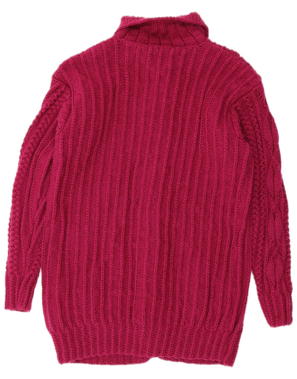 Vintage γυναικεία ζακέτα πουλόβερ UK 16 Large Pink