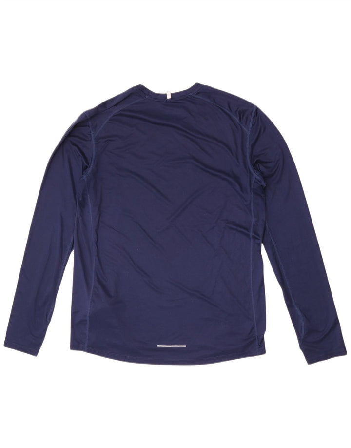 Ανδρικό Nike Dri Fit Μακρυμάνικο XL Navy Blue Polyester