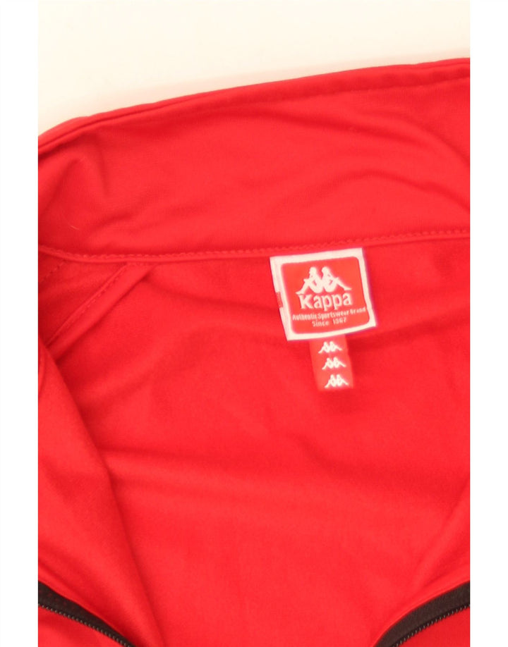 Ανδρική φόρμα γραφική Kappa Top Jacket XL Red Colourblock