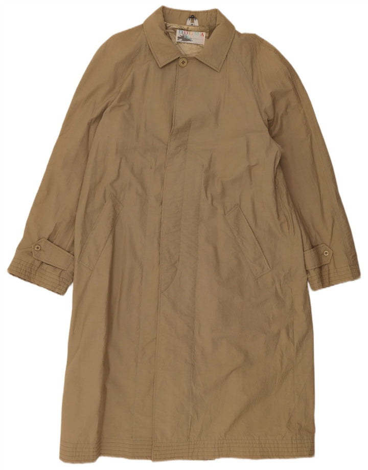 Vintage Ανδρικό Πανωφόρι UK 38 Medium Beige Βαμβακερό