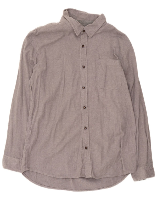 Lee Mens Regular Fit Flannel Shirt XL Grey Cotton