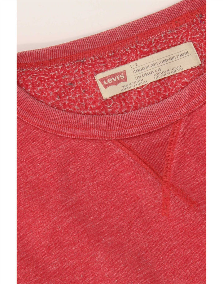 Ανδρικό φούτερ Levi's Standard Fit Jumper Large Red