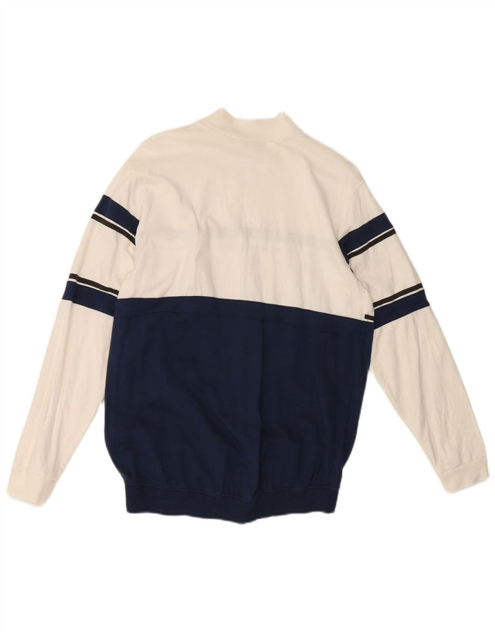 Ανδρικό γραφικό φούτερ Zara Trafaluc Jumper Medium White Colourblock