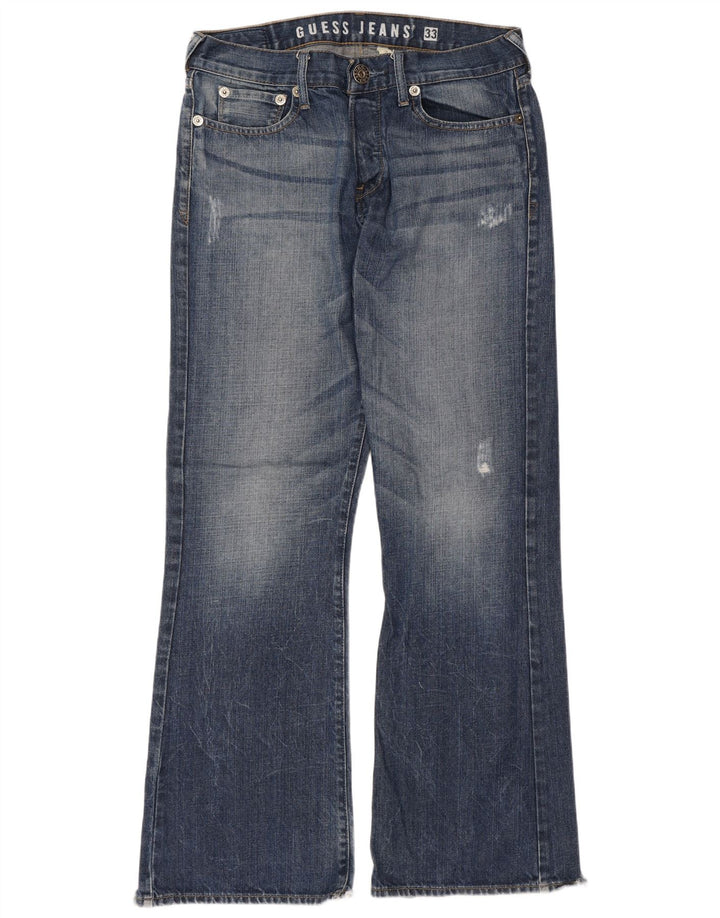 Guess Γυναικείο Bootcut Jeans W33 L33 Μπλε βαμβακερό