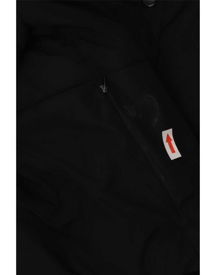 Zara Γυναικείο μπουφάν με επένδυση UK 10 Small Black Polyester