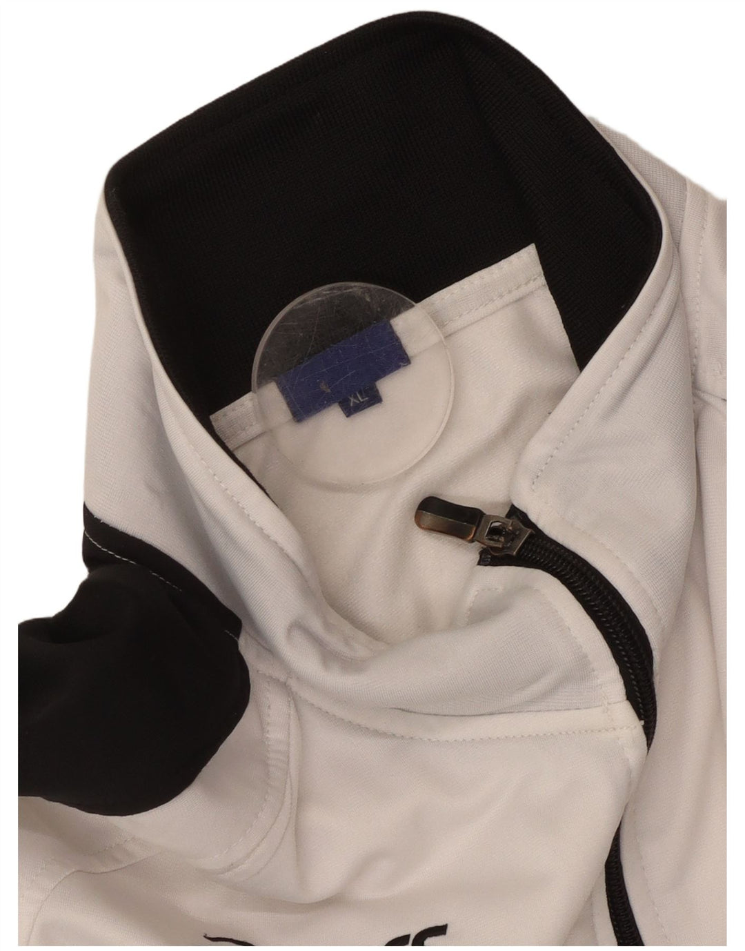 Γυναικεία φόρμα γραφικών Asics Top Jacket UK 18 XL White Colourblock