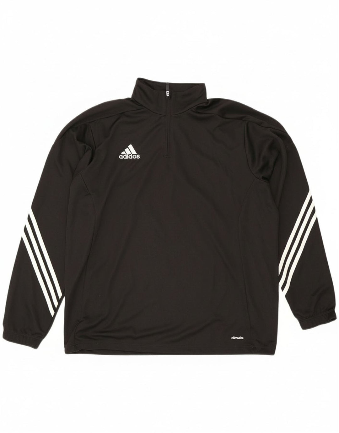 Adidas Ανδρική φόρμα πουλόβερ με φερμουάρ Climalite Top XL Μαύρο Πολυεστέρας