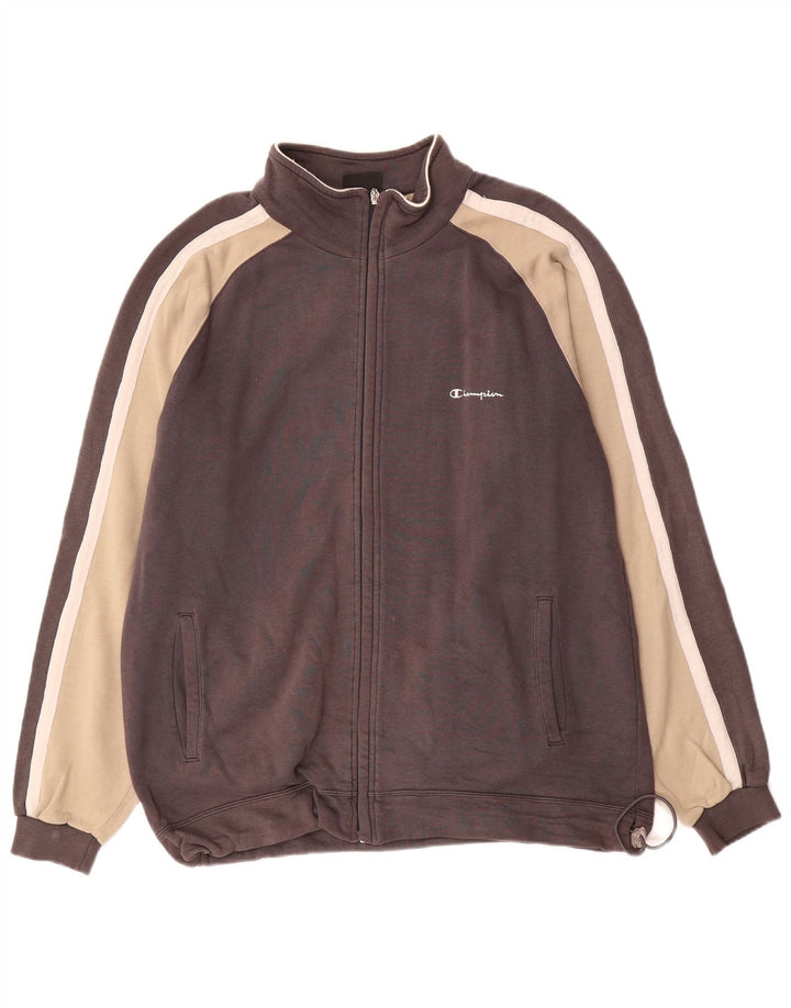 Ανδρική φόρμα Champion Top Jacket Μεγάλο Καφέ Βαμβακερό Colourblock