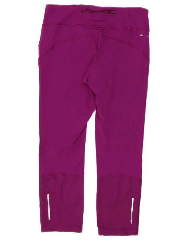 Nike γυναικεία κολάν Capri UK 12 Medium Purple Colourblock Nylon