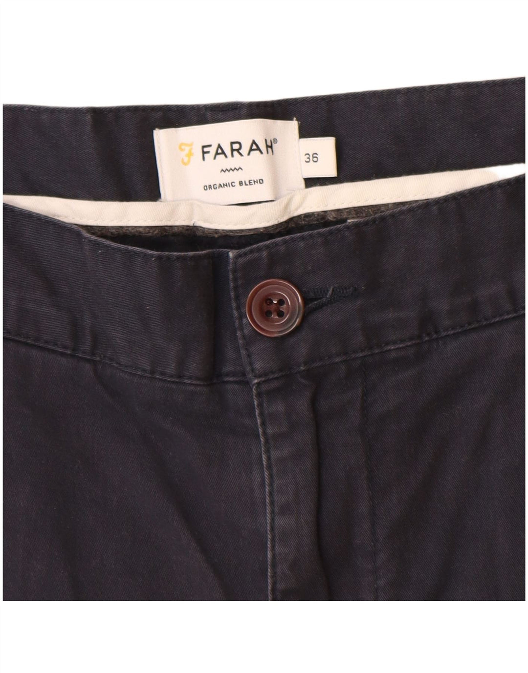 Farah Ανδρικό σορτς Chino W36 Large Navy Blue από βαμβάκι