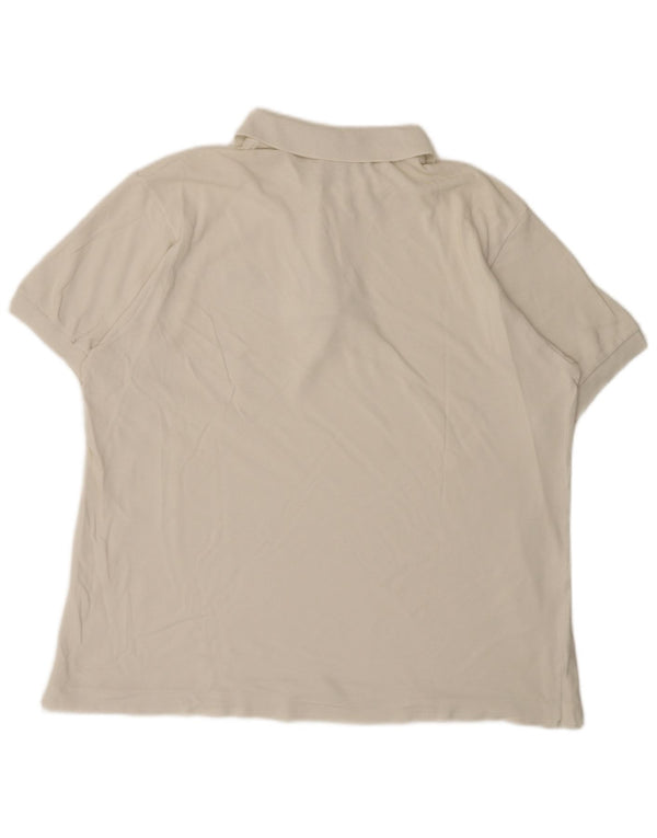 Ανδρικό πουκάμισο πόλο Lacoste 6 XL Λευκό βαμβακερό