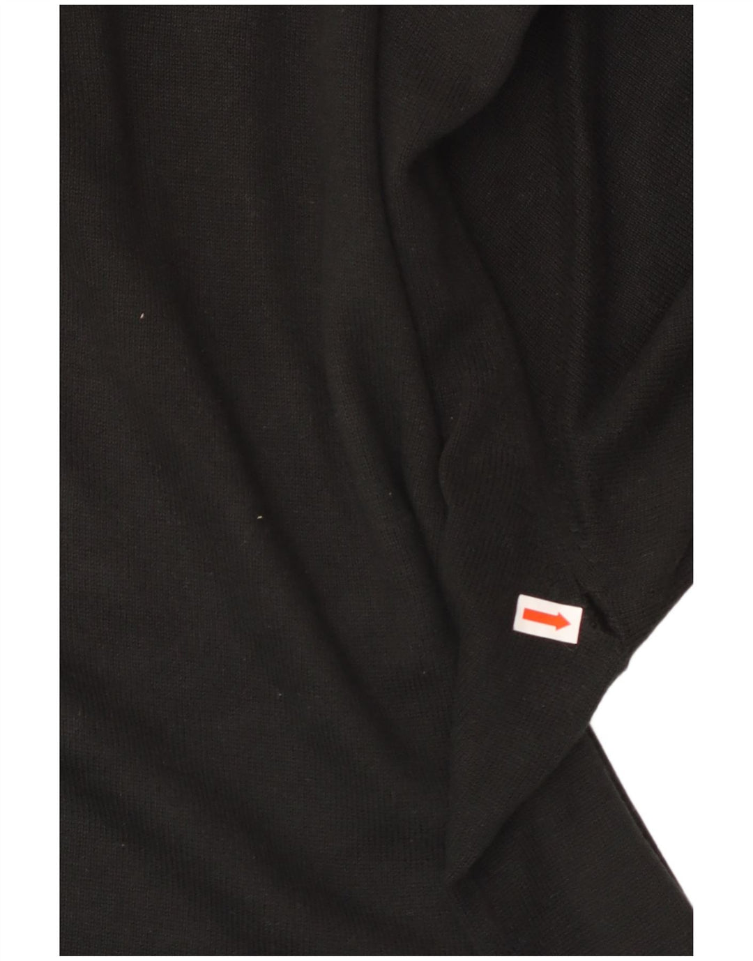 TOMMY HILFIGER Ανδρικό πουλόβερ με λαιμόκοψη V-λαιμόκοψη μεγάλο μαύρο βαμβακερό