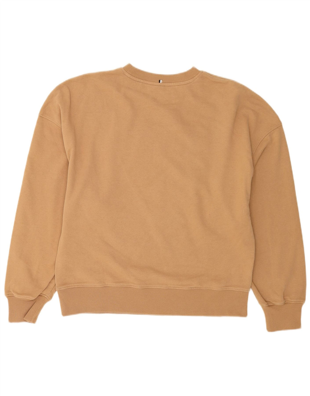 Ανδρικό γραφικό φούτερ Hugo Boss Jumper μεγάλο μπεζ βαμβακερό