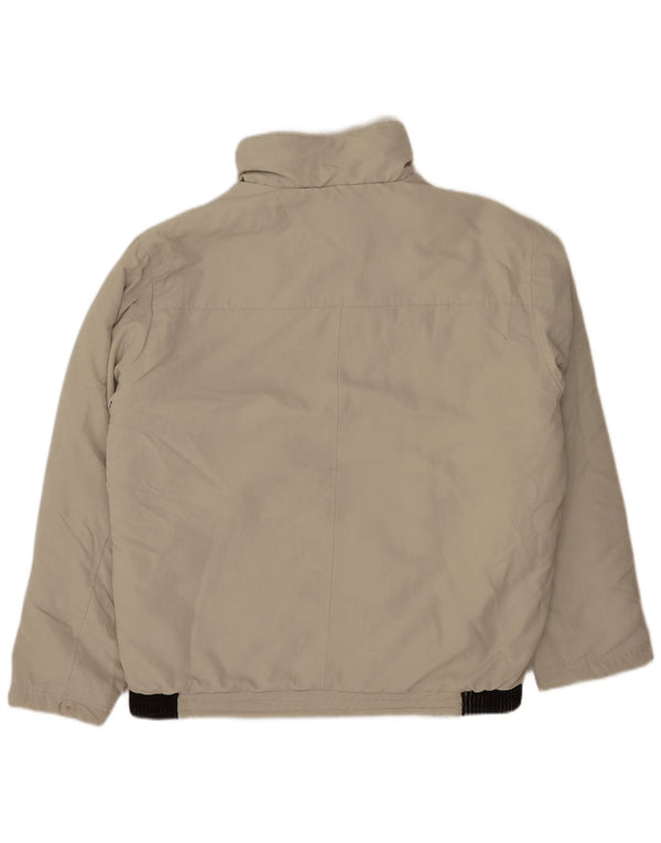 Vintage Ανδρικό Bomber Jacket UK 42 XL Beige Colourblock Polyester