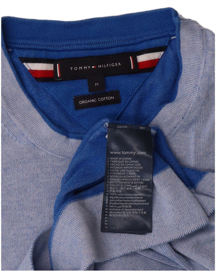TOMMY HILFIGER Ανδρικό πουλόβερ με λαιμόκοψη, μεσαίο βαμβακερό