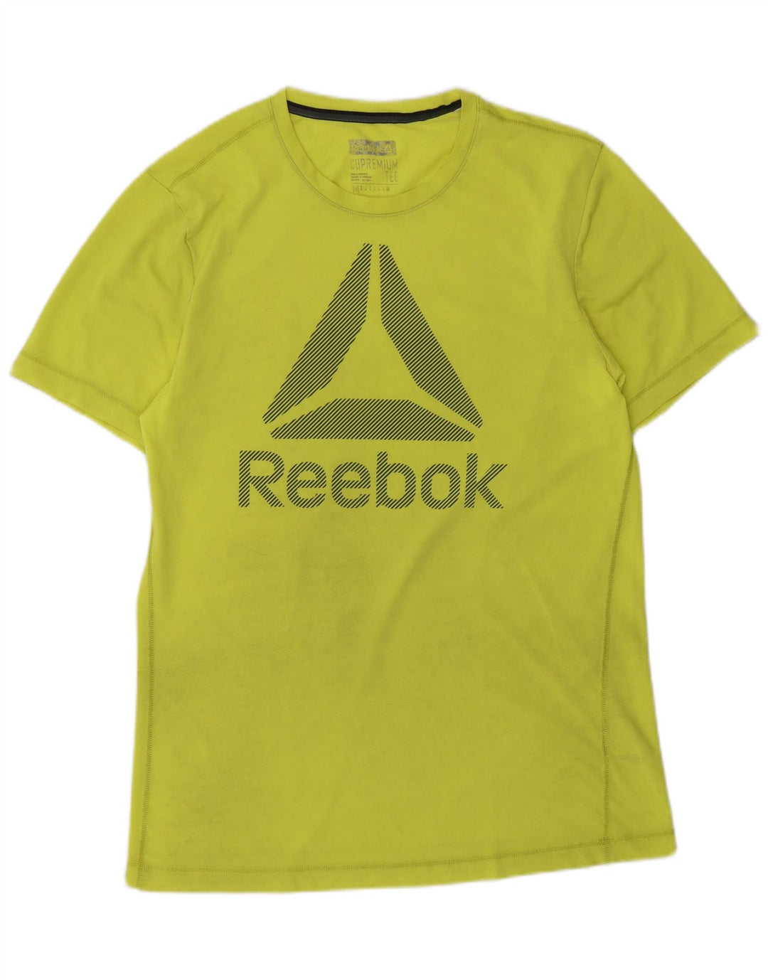 Ανδρικό γραφικό μπλουζάκι Reebok Top μεσαίο πράσινο πολυεστέρας