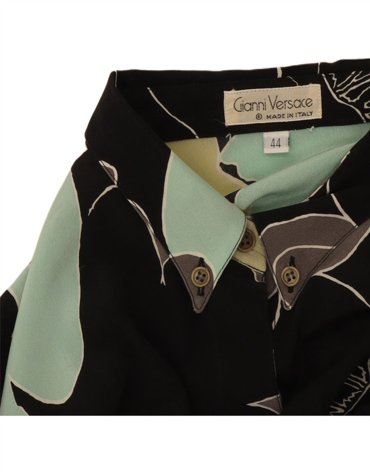 Gianni Versace Γυναικείο Πουκάμισο IT 44 Medium Black Floral