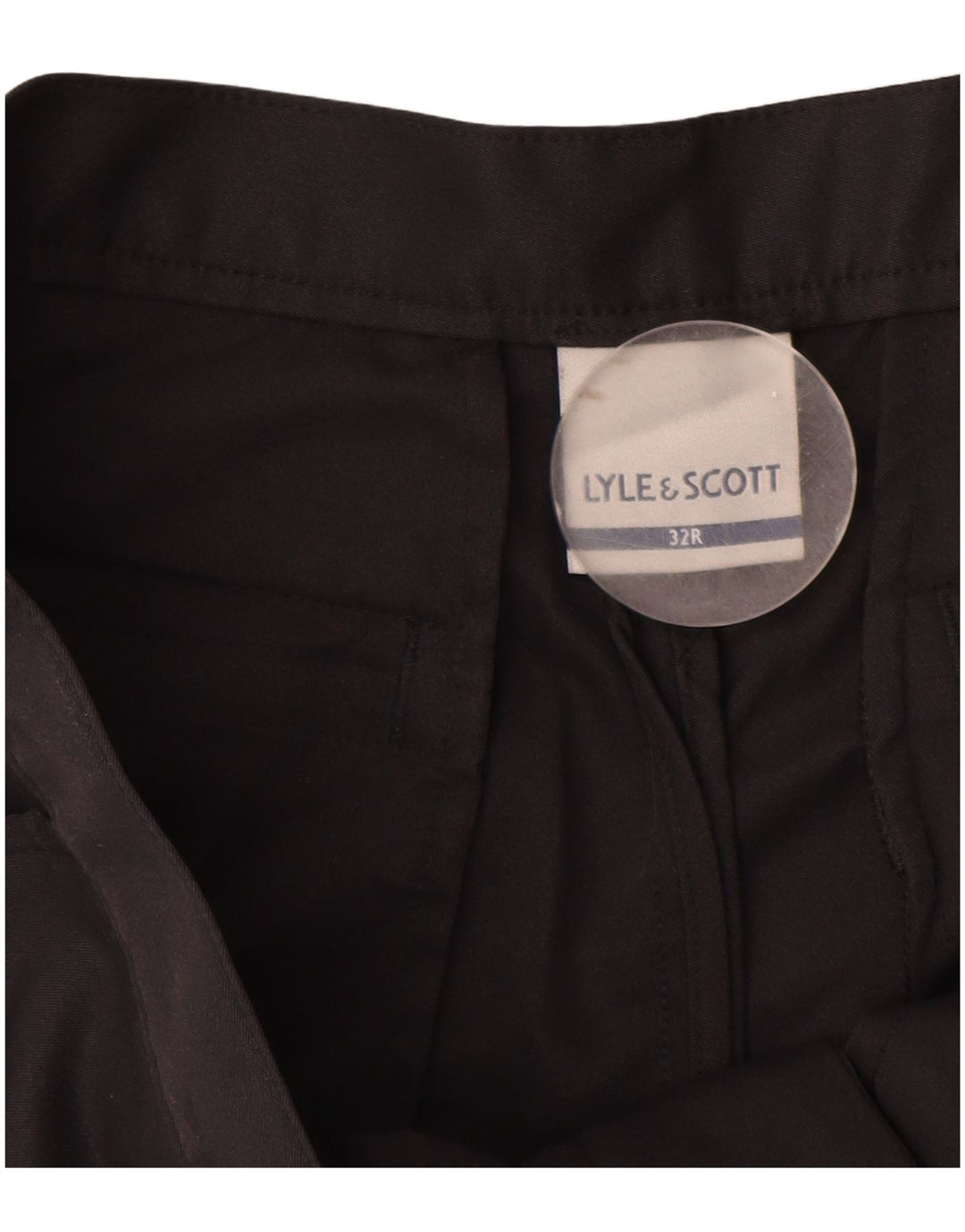 Lyle & Scott Ανδρικό σορτς Chino W32 Medium Black Elastane