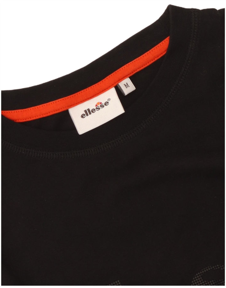 Ellesse Γυναικείο T-Shirt Top UK 14 Medium Black