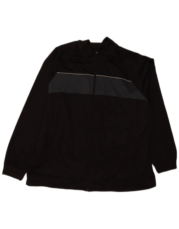 Vintage Ανδρική Φόρμα Top Jacket 3XL Μαύρο Colourblock Polyester