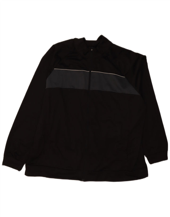Vintage Ανδρική Φόρμα Top Jacket 3XL Μαύρο Colourblock Polyester