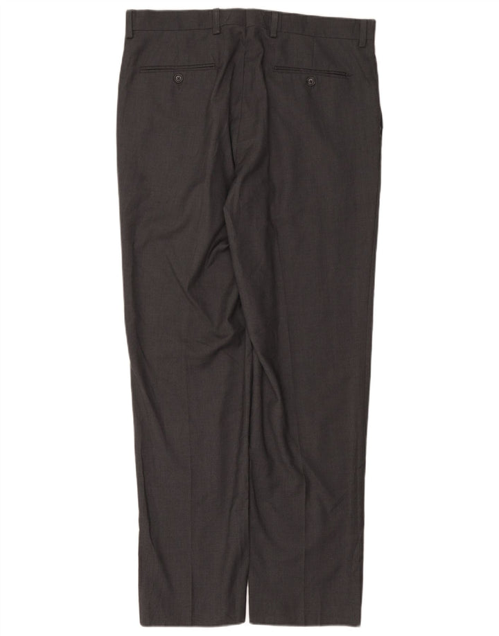 RALPH LAUREN Ανδρικό ίσιο παντελόνι W34 L32 Γκρι Πολυεστέρας