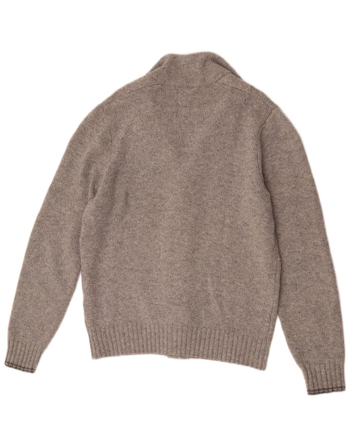 Ανδρική ζακέτα Woolrich, μεσαίο γκρι μαλλί