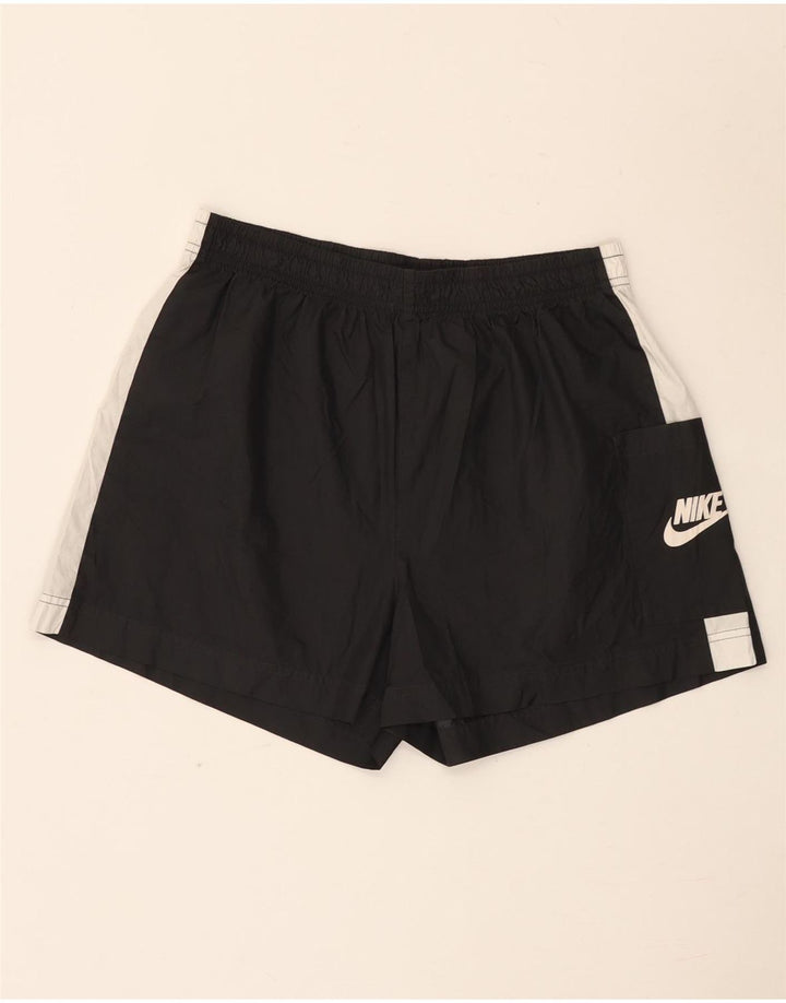Γυναικείο γραφικό αθλητικό σορτς Nike UK 16 Μεγάλο μαύρο χρώμα πολυεστέρα