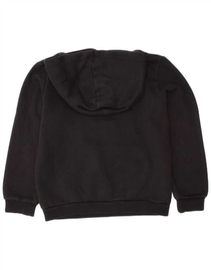 PUMA Boys Graphic Hoodie Jumper 7-8 ετών Μαύρο βαμβακερό