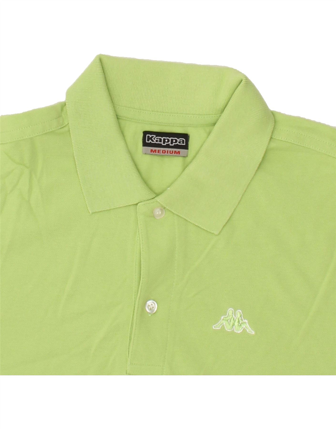 KAPPA Mens Polo Shirt Medium Green Cotton Vintage Kappa and Second-Hand Kappa from Messina Hembry 