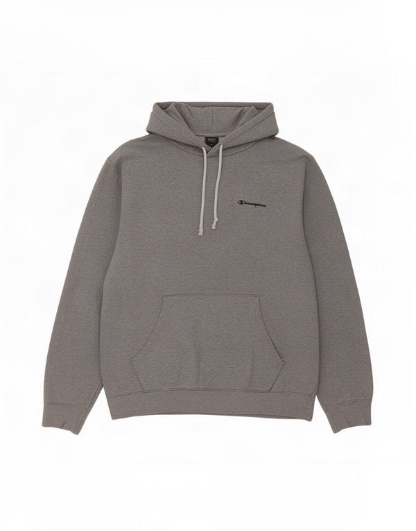 Champion Mens Hoodie Jumper XL Γκρι βαμβακερό