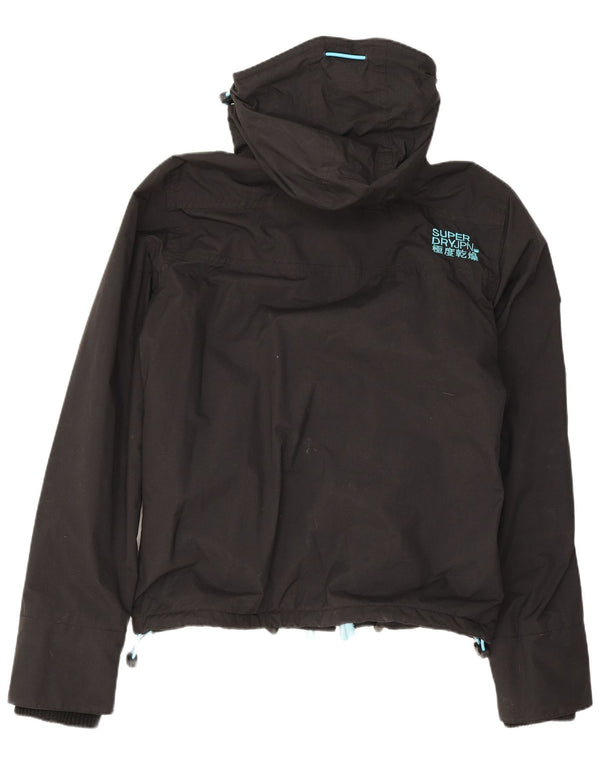 Ανδρικό μπουφάν Windcheater με κουκούλα Superdry UK 38 Medium Black