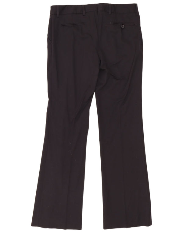 Gant γυναικείο μποτάκι παντελόνι UK 12 Medium W34 L33 μαύρο μαλλί