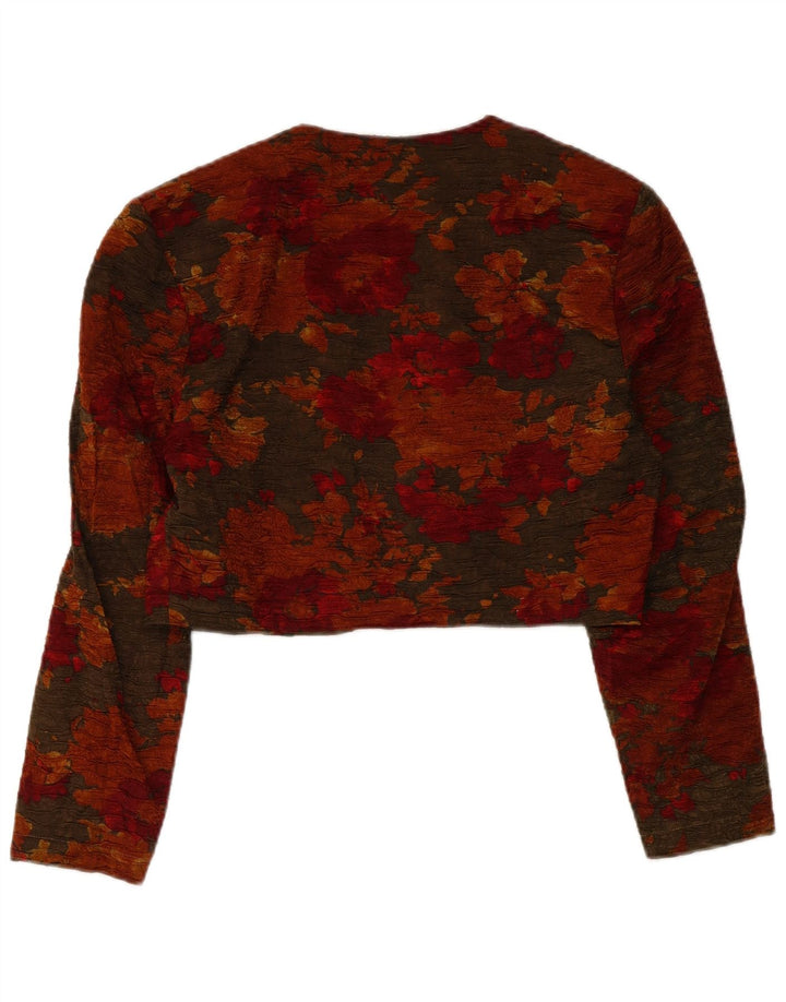 Vintage Γυναικείο μπουφάν Bolero IT 42 Μεσαίο Πολύχρωμο Floral Viscose
