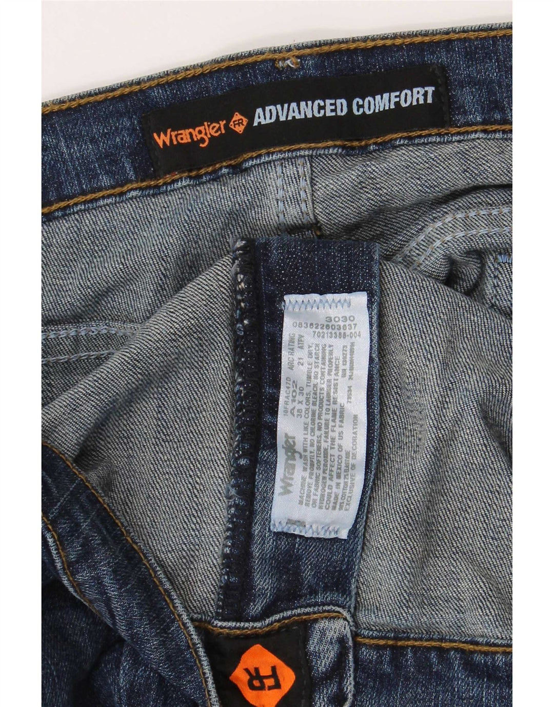Ανδρικό τζιν Wrangler ίσιο W38 L30 Μπλε βαμβακερό