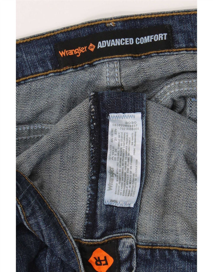 Ανδρικό τζιν Wrangler ίσιο W38 L30 Μπλε βαμβακερό