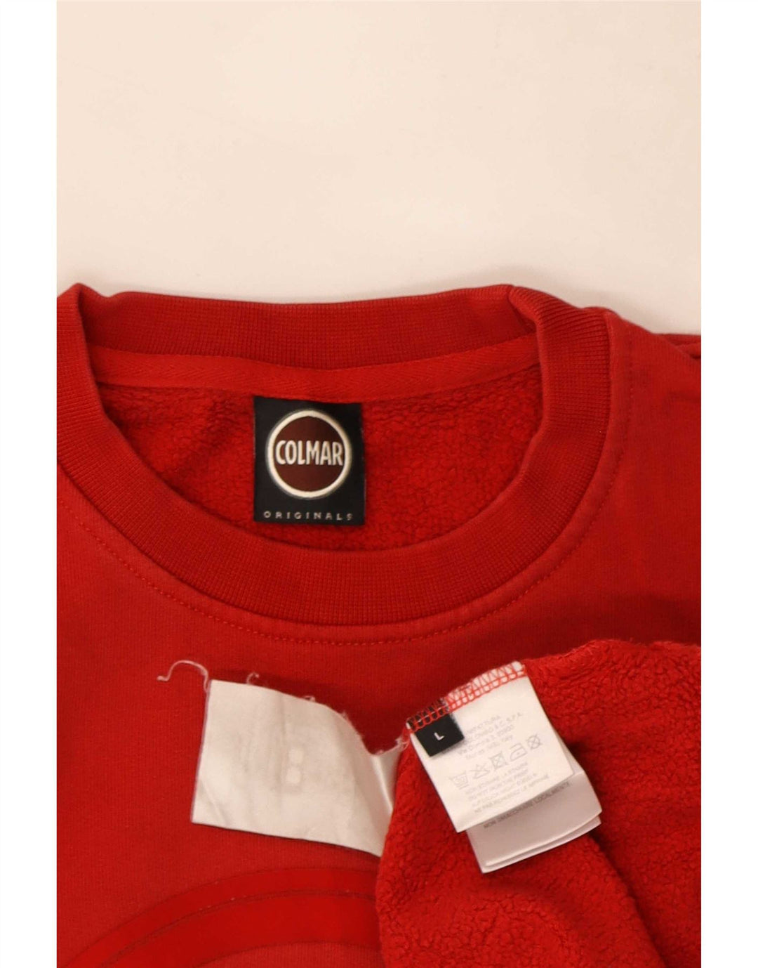 Ανδρικό γραφικό φούτερ Colmar Jumper μεγάλο κόκκινο βαμβακερό